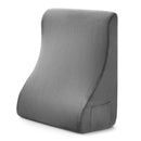 Bed Wedge Pillow with Tablet Pillow Stand and Side Pockets-Gray by DirectDeals