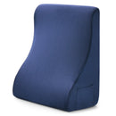 Bed Wedge Pillow with Tablet Pillow Stand and Side Pockets-Navy by LJGDeals