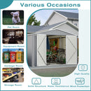 10 x 12 ft. Outdoor Storage Shed with Floor Frame Kit by HouseOfZazla