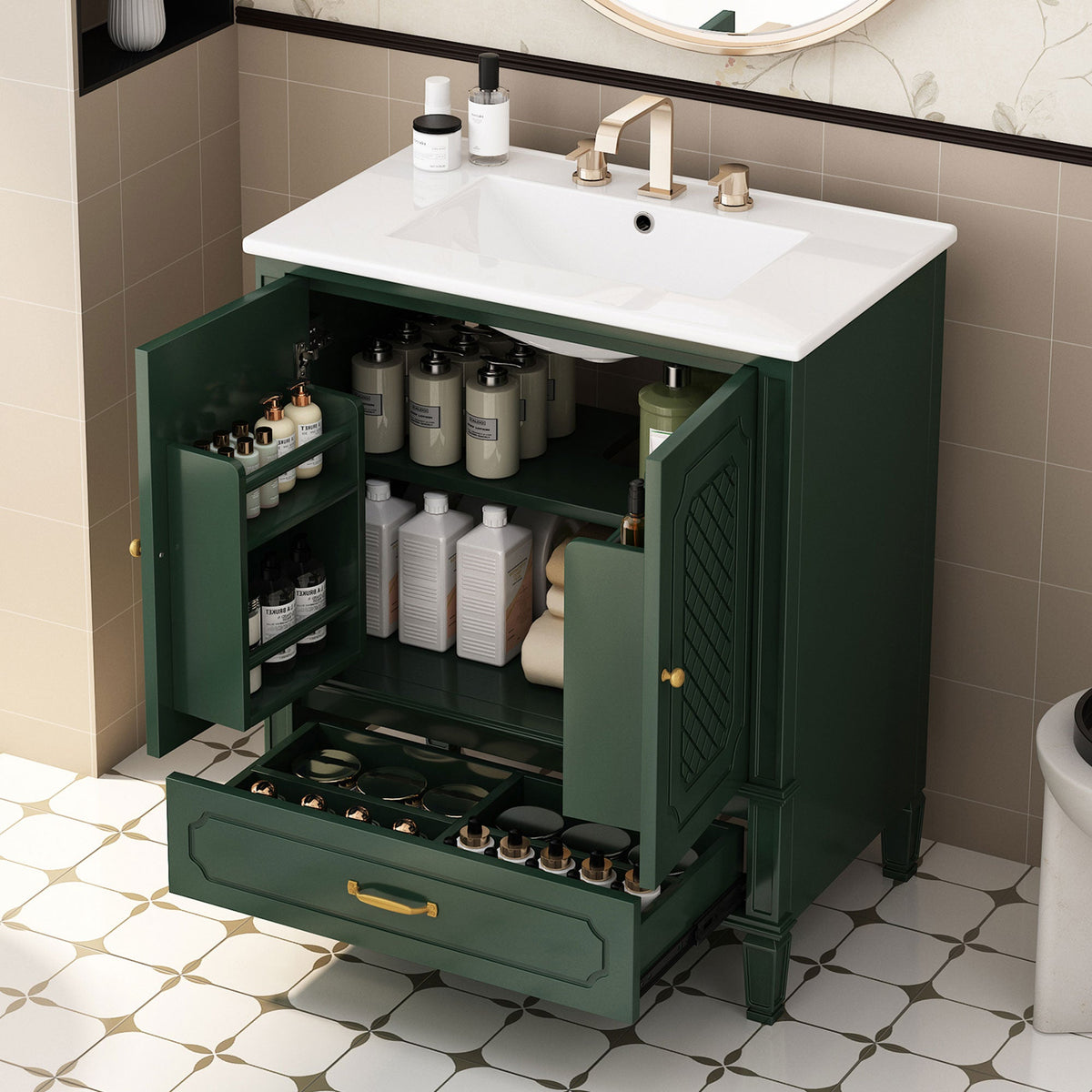 30" Bathroom Vanity with Sink, photo 7 of 10
