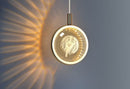 Bedroom Bedside Nordic Interior Carved Earth Bar Jellyfish Crystal Chandelier