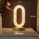 GobekUsa Bedroom Crystal Touch Dimming Night Light Girls Room Home Decor Aesthetics USB Bedside LED Ambient Table 3D Moon Lamp