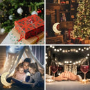 GobekUsa Bedroom Crystal Touch Dimming Night Light Girls Room Home Decor Aesthetics USB Bedside LED Ambient Table 3D Moon Lamp