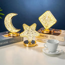 GobekUsa Bedroom Crystal Touch Dimming Night Light Girls Room Home Decor Aesthetics USB Bedside LED Ambient Table 3D Moon Lamp