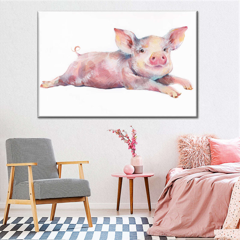 Precious Piglet Wall Art