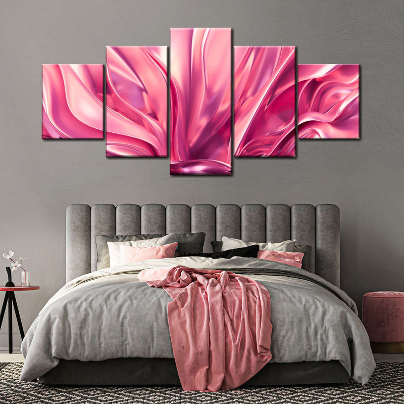 Blush Pink Abstract Wall Art