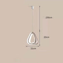 Bedside Chandelier Bedroom Dining Room Bar Long Line Single Head