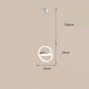 Bedside Chandelier Bedroom Dining Room Bar Long Line Single Head