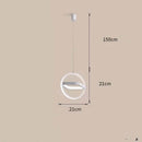 Bedside Chandelier Bedroom Dining Room Bar Long Line Single Head