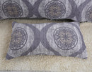 DaDa Bedding Rustic Grey Mosaic Distressed Medallion Reversible Quilted Bedspread Set (SD16299)