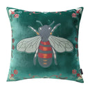 GobekUsa Bee Embroidery Cushion Cover - Exquisite Animal Design for Sofa Decor