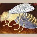 GobekUsa Bee Embroidery Cushion Cover - Exquisite Animal Design for Sofa Decor
