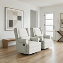 Extra Wide Swivel Recliner Glider Chair With Footrest by HouseOfZazla