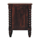 Solid Wood Spindle Duo Bedside
