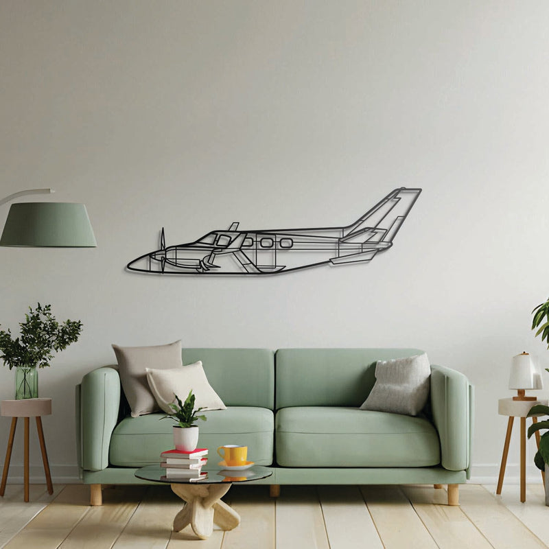 B60 Duke Metal Aircraft Wall Art - NCP0412