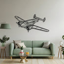 Model 18 Angle Metal Aircraft Wall Art - NCP0289