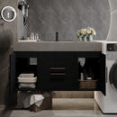 39.4 Inches Single Contemporary Floating Bathroom Vanity