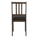Dining Chair, Side, Upholstered For Dining Room, Transitional (Set of 2) - Brown