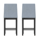 Gathering Height Stool (Set of 2) - Gray by HouseOfZazla