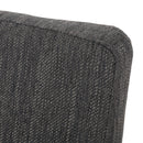 Contemporary Dining Chair with Upholstered Seating and Tapered Legs by HouseOfZazla