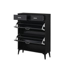 Large Size Shoe Cabinet - Freestanding Tipping Bucket Organizer
