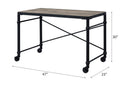 Oklarth Rustic Writing Desk - Black / Oak
