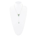 Begondor Green Turquoise Sterling Y Necklace