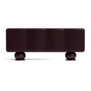 Beha Wood Console – Burgundy