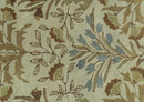 Beige And Brown Traditional Floral Design Hand Tufted 8x10 Wool Area Rug by The Rug Decor