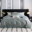 GobekUsa Butterfly Jacquard Lyocell Cotton Luxury Bedding Set Full Queen