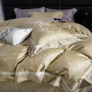 GobekUsa Butterfly Jacquard Lyocell Cotton Luxury Bedding Set Full Queen