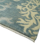 Beige and Gray 2x3 Hand Knotted Traditional Persian Oushak Wool Rug | N5923