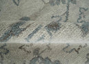 Beige and Gray 8x10 hand knotted Oushak wool Area rug by The Rug Decor