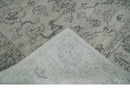 Beige and Gray 8x10 hand knotted Oushak wool Area rug by The Rug Decor