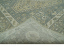 Beige And Gray Traditional Turkish Design 8x10 Hand Knotted Wool Area Rug