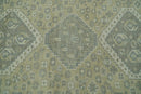 Beige And Gray Traditional Turkish Design 8x10 Hand Knotted Wool Area Rug