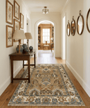 Beige Ivory Hand Knotted Traditional Oriental Oushak Wool Area Rug by The Rug Decor