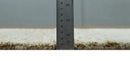 Beige and Ivory Wool Hand Woven Rug - Modern Solid Mixed Pile by The Rug Decor