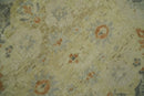 Beige and Rust 8x10 Textured Low Pile Hand Knotted Traditional Wool Area Rug by The Rug Decor