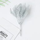 Beige artificial plants golden wheat ear stems for living room decor by Decorbites