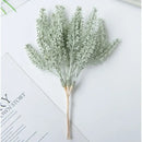 Beige artificial plants golden wheat ear stems for living room decor by Decorbites