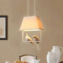 GobekUsa Bird Cloth Chandelier Ceiling Light - Creative Pendant, Dining Room & Home Decor