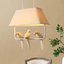 GobekUsa Bird Cloth Chandelier Ceiling Light - Creative Pendant, Dining Room & Home Decor