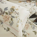 GobekUsa Butterfly Blooming Flowers Print 100% Egyptian Cotton Bedding Set