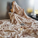 GobekUsa Cozy Fleece Throws - Soft Plaid Blankets for Warmth and Comfort