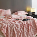 GobekUsa Cozy Fleece Throws - Soft Plaid Blankets for Warmth and Comfort