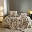 GobekUsa Cozy Fleece Throws - Soft Plaid Blankets for Warmth and Comfort