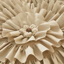 GobekUsa Brushed Cotton Flower Embroidery Bedding Set with Stereoscopic Handwork