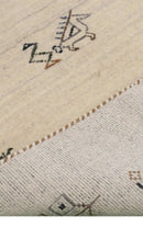 Beige Hand Loomed Wool Area Rug - Ornate Center Medallion Design by The Rug Decor