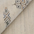 Beige Hand Loomed Wool Area Rug - Ornate Center Medallion Design by The Rug Decor